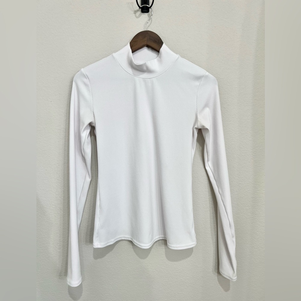 All Wellness Rib Mock Turtleneck - Picture 10 of 10